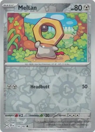 Temporal Forces Meltan #116/162 reverse holo